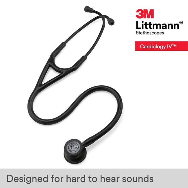3M-Littmann-Cardiology-IV-Diagnostic-Stethoscope-1 Littmann Cardiology IV Black Smoke - Image 12