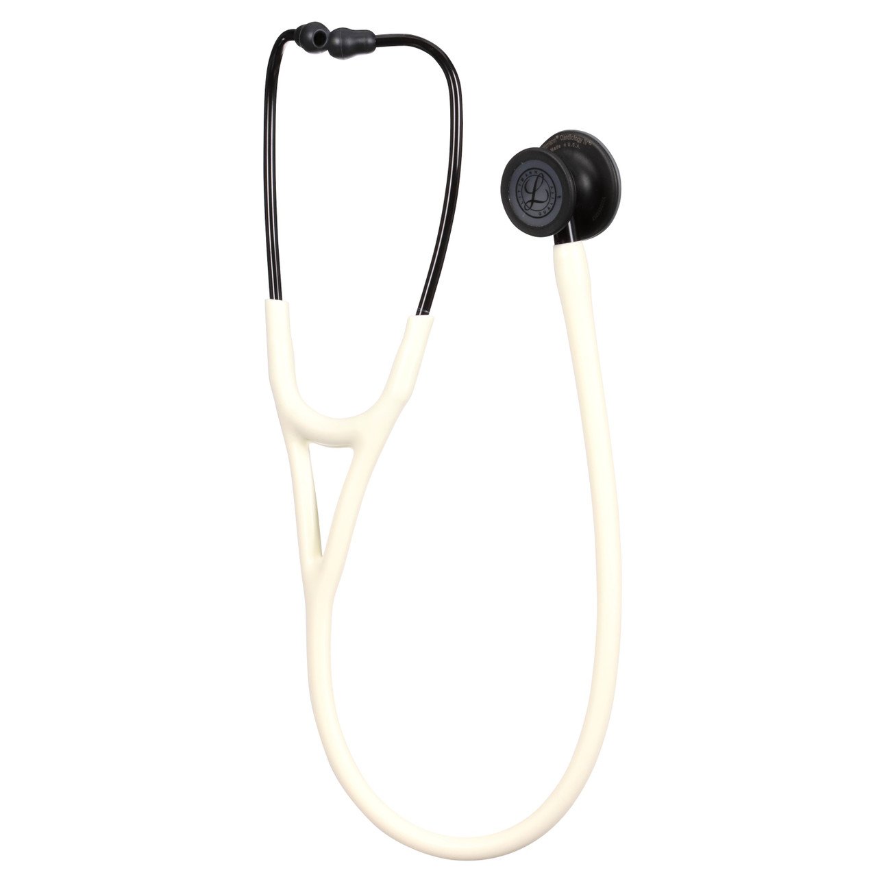 3M_Littmann_Cardiology_IV_Stethoscope_Alabaster_White_Tube.5__39500 Littmann Cardiology IV Diagnostic Stethoscope: Alabaster Satin 6186C - Image 3
