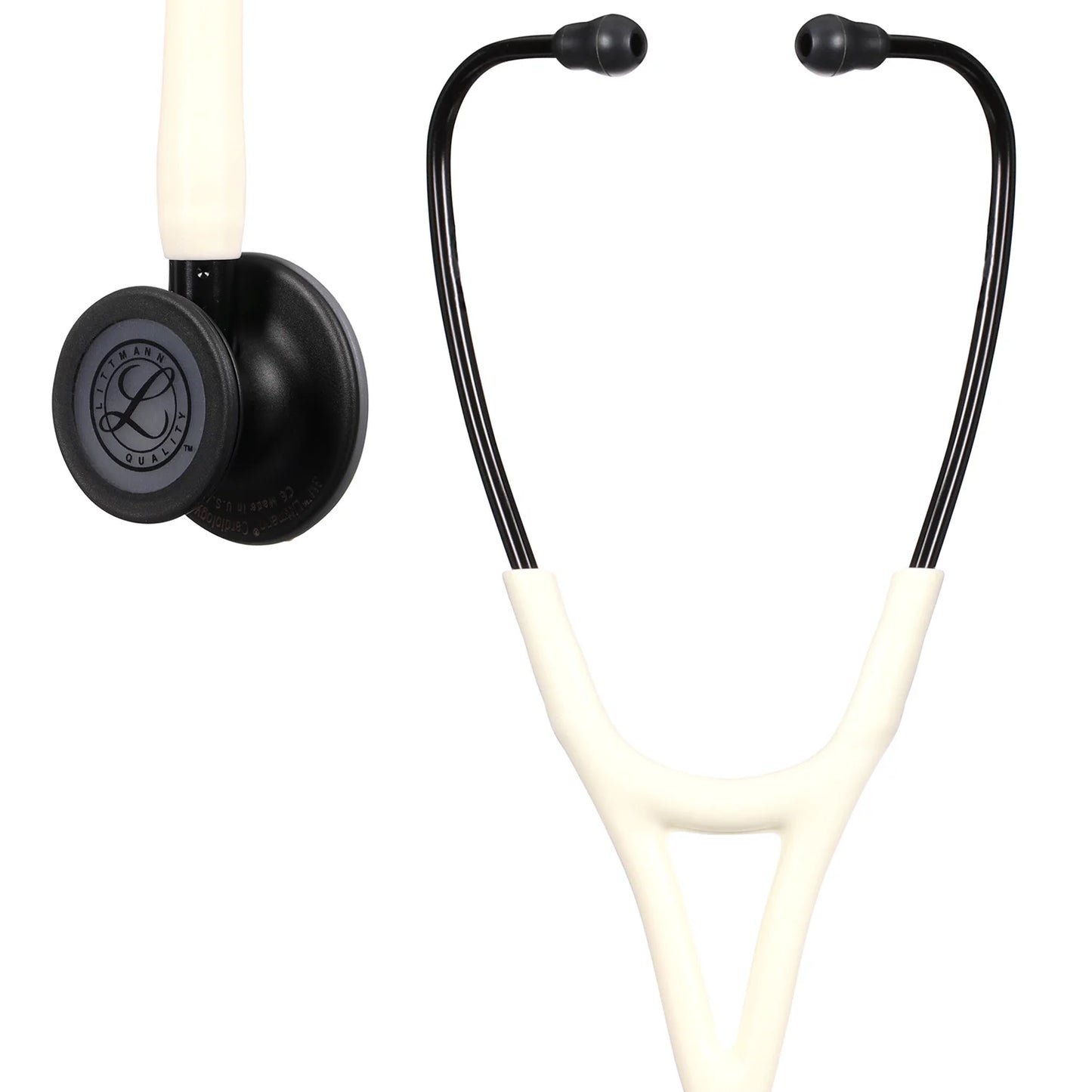 3m-littmann-cardiology-iv-diagnostic-stethoscope-6186c-black-matte-finish-chestpiece-alabaster-tub_jpg.jpeg Littmann Cardiology IV Diagnostic Stethoscope: Alabaster Satin 6186C - Image 1