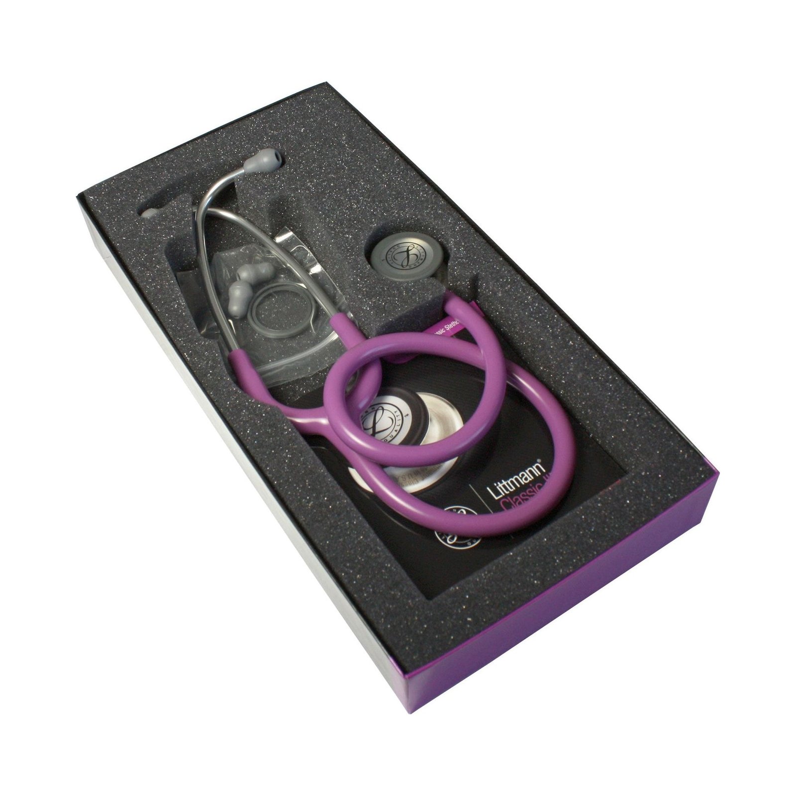 5832_box_open Littmann Classic III Lavender Standard Stethoscope (5832) - Image 2