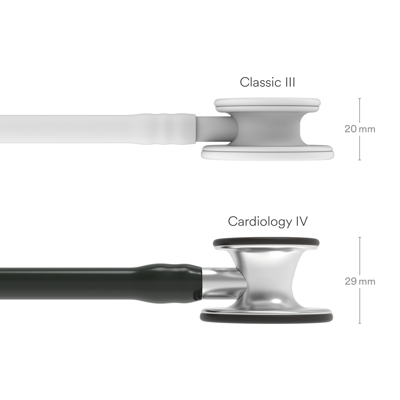 6152-03_SIDE01x__48661 Littmann Cardiology IV Black Standard Stethoscope: 6152 - Image 5