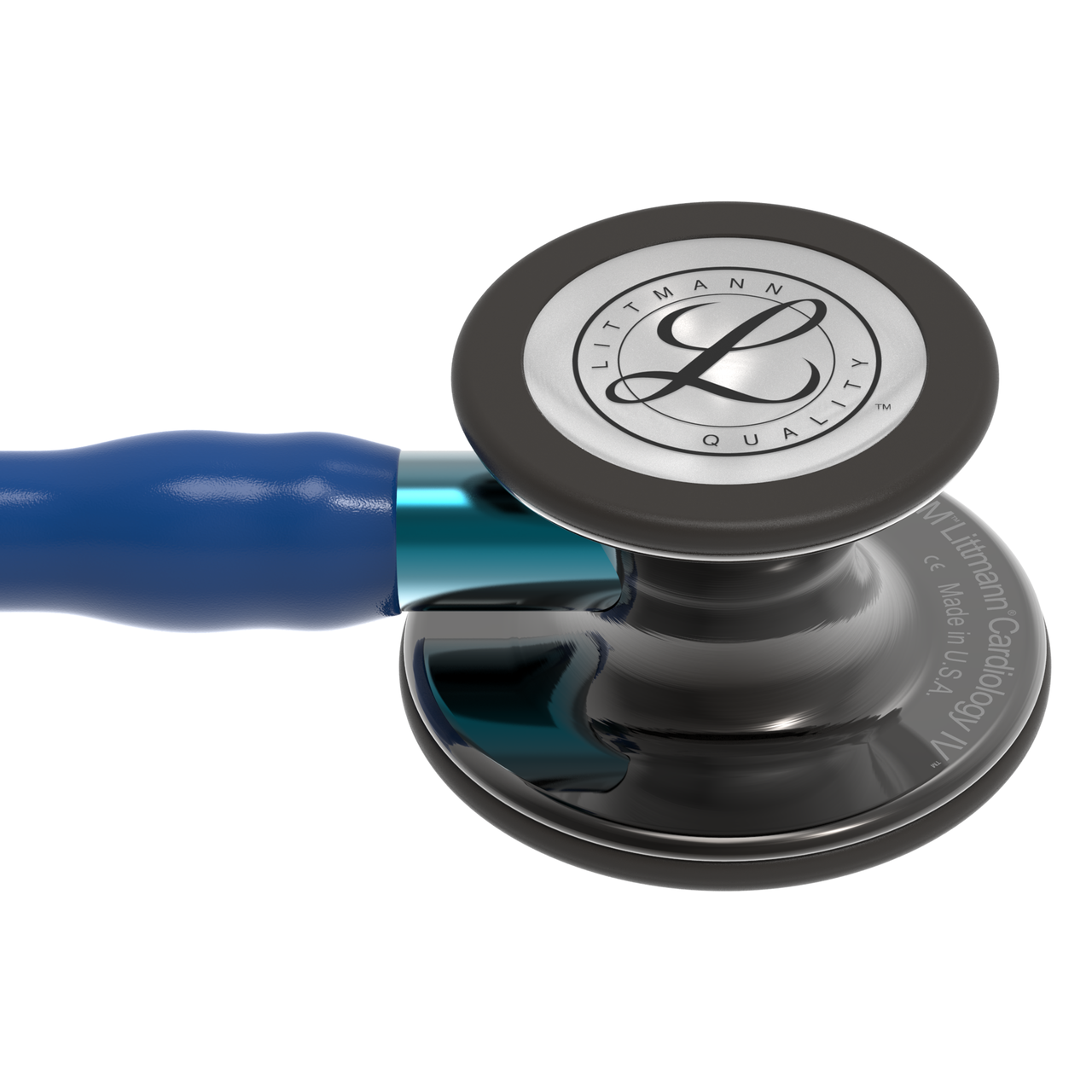 6202-04_SIDE_HIGH1x__24727 Littmann Cardiology IV Navy Blue Smoke - Image 4