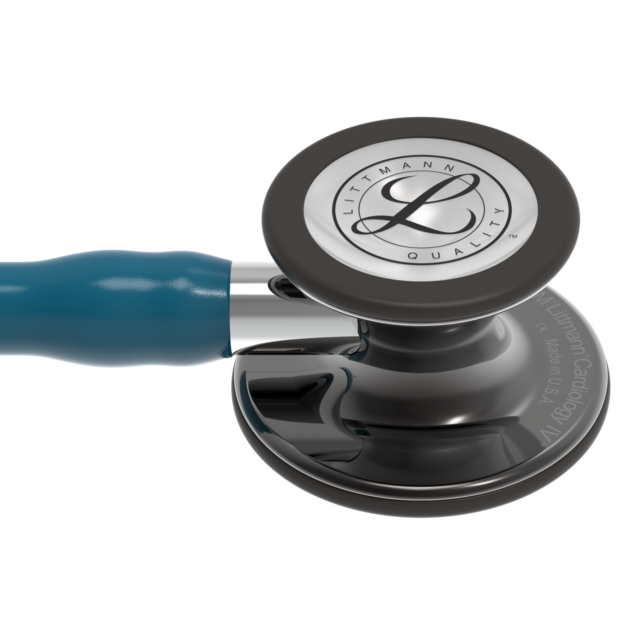 6234-04_SIDE_HIGH1x__70653 Littmann Cardiology IV Carribbean Blue Smoke - Image 4
