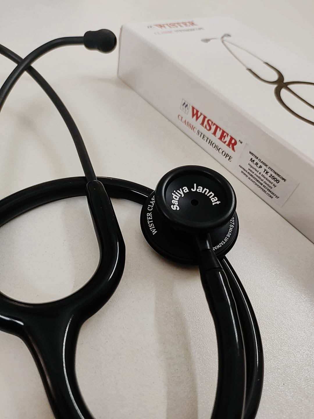FB_IMG_1761572868546 WISTER™ Classic Stethoscope BLACK EDITION - Image 12