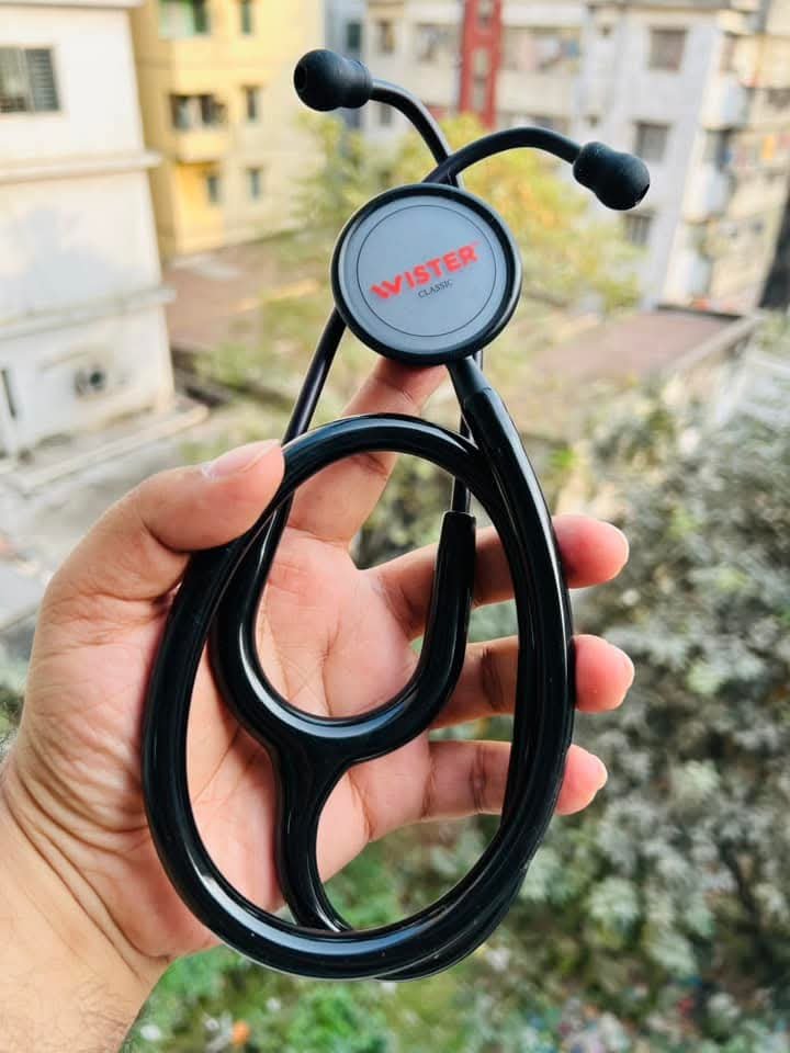 FB_IMG_1761574206372 WISTER™ Classic Stethoscope BLACK EDITION - Image 1
