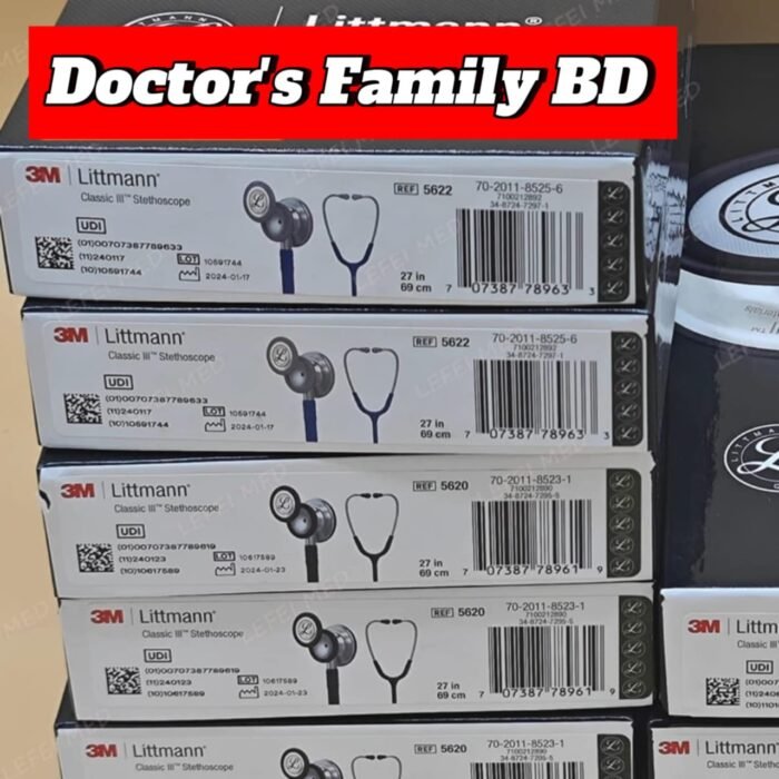 Littmann Classic III Navy Blue Mirror Stethoscope - Image 2