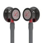 Littmann Cardiology IV Gray Smoke- Red Stem (6183) - Image 6