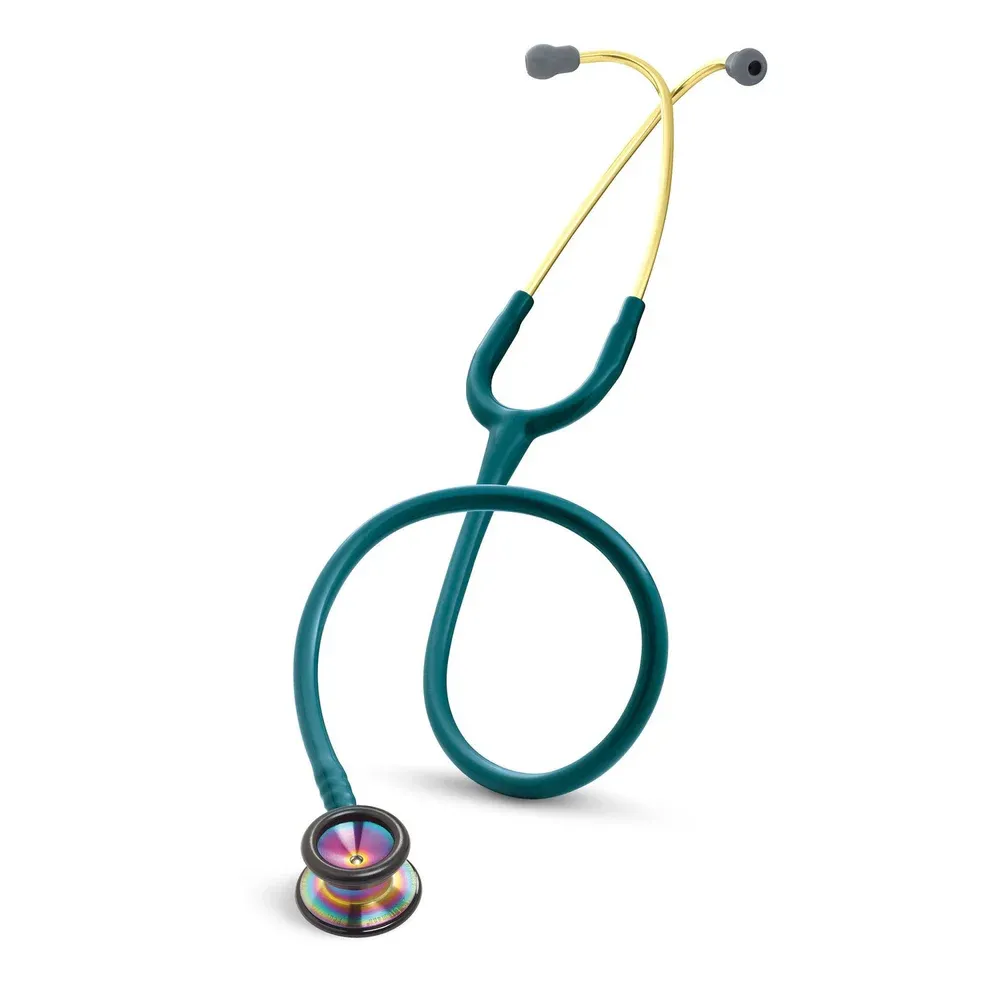 Littmann Classic II Pediatric Caribbean Blue Rinbow Stethoscope 2153 Littmann Classic II Pediatric Caribbean Blue Rinbow Stethoscope 2153 - Image 1