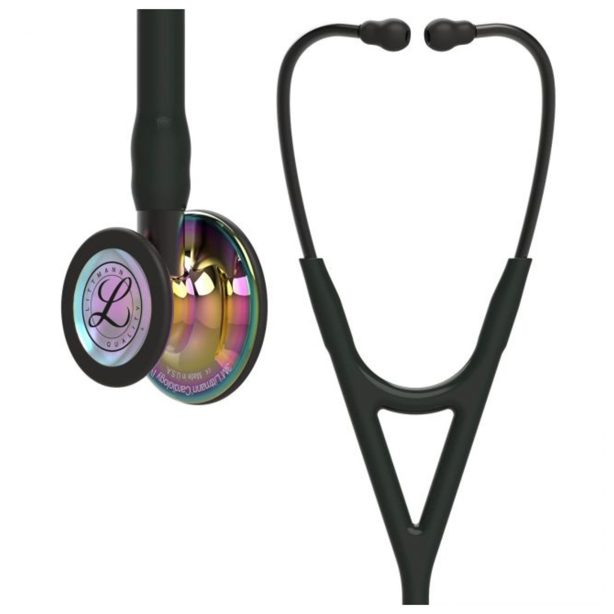 Untitled-design-2022-08-30T145059.300 Littmann Cardiology IV Black Rainbow High Polish - Image 1
