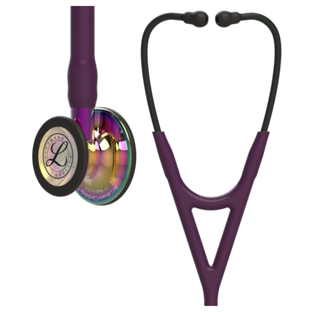 Untitled-design-2022-08-30T173617.960 Littmann Cardiology IV Plum Rainbow High Polish (6239) - Image 1