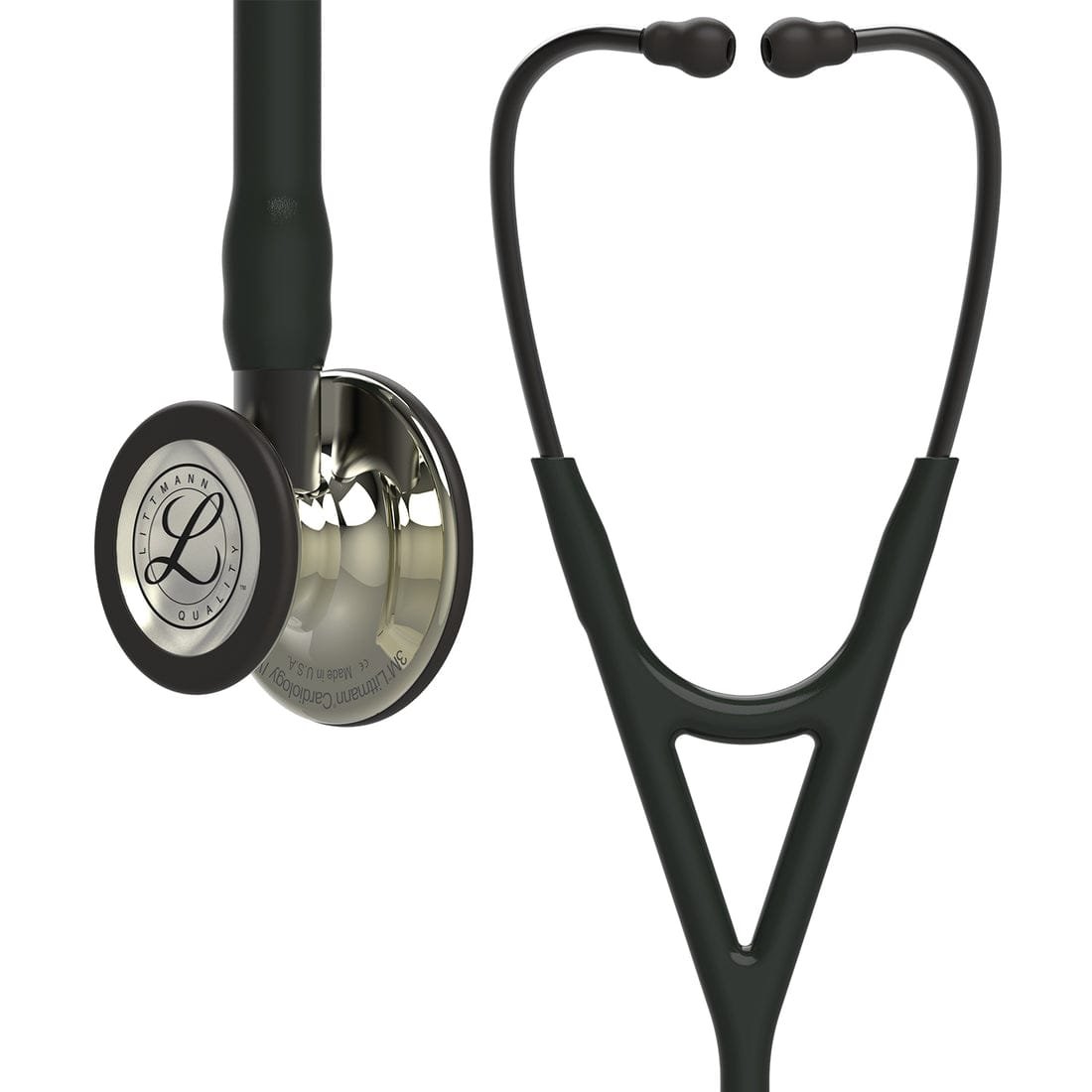 WhatsApp-Image-2025-05-27-at-19.33.42_1daaf925 Littmann Cardiology Black Champagne Finish Stethoscope (6179) - Image 1