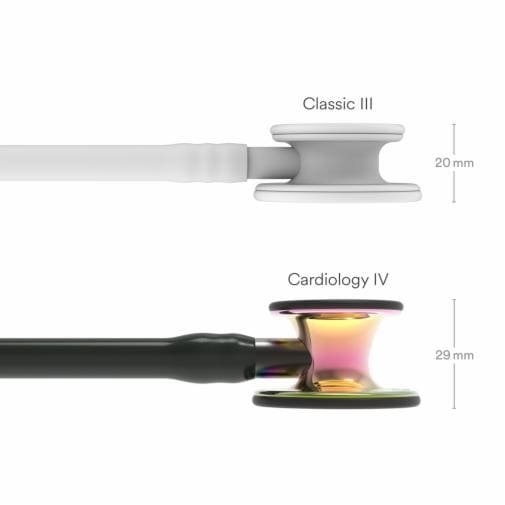 cardiology-iv-6240-high-polish-rainbow-finish-black-tube-smoke-stem-and-smoke-headset (1) Littmann Cardiology IV Black Rainbow High Polish - Image 4