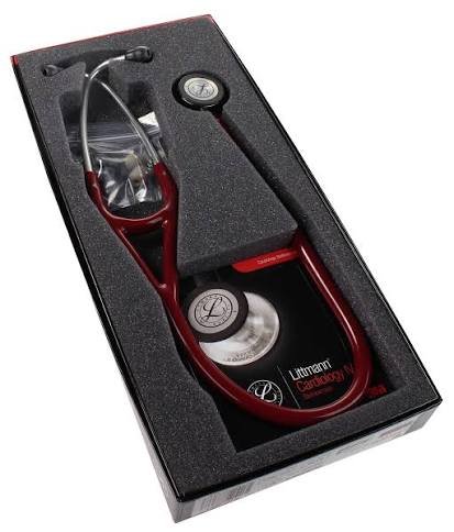 images - 2025-10-28T171009.409 Littmann Cardiology IV Burgundy Mirror Stethoscope (6170) - Image 6