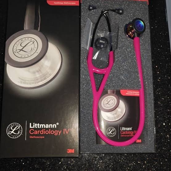 images - 2025-10-28T180828.425 Littmann Cardiology IV Raspberry Rainbow High Polished Stethoscope (6241) - Image 6