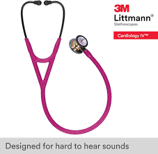 images (5) Littmann Cardiology IV Raspberry Rainbow High Polished Stethoscope (6241) - Image 5