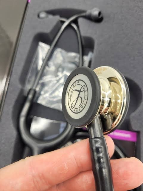images (96) Littmann Classic III Stethoscope, Champagne Black, 5861 - Image 5
