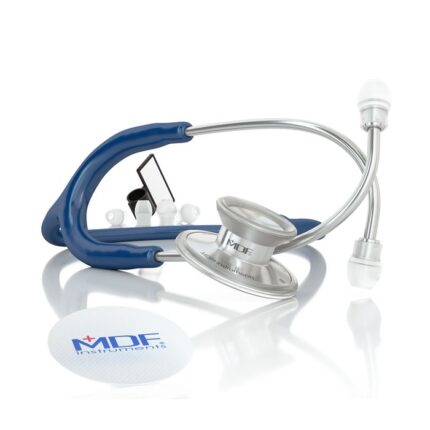 MDF Acoustica 747 Navy Blue Stethoscope (Adult)