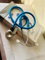 MDF Acoustica 747 Azure Blue Stethoscope (Adult) - Image 3