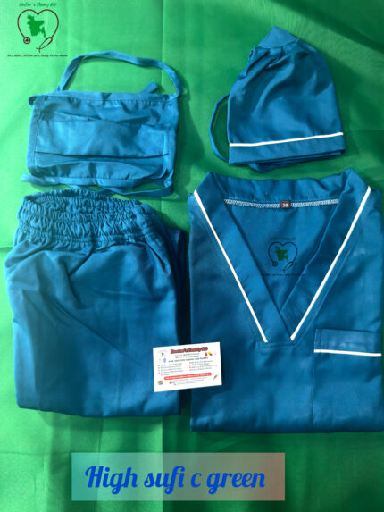 C green High sufi OT Dress