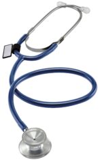MDF Acoustica 747 Navy Blue Stethoscope (Adult) - Image 3